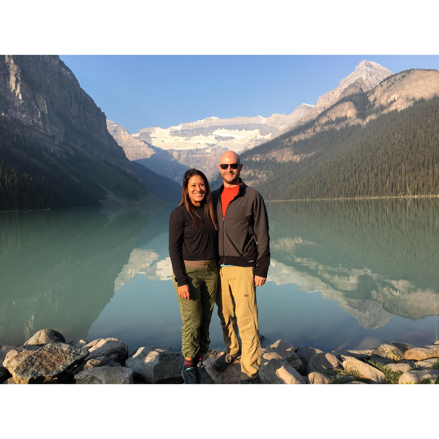Lake Moraine in Banff, Canada