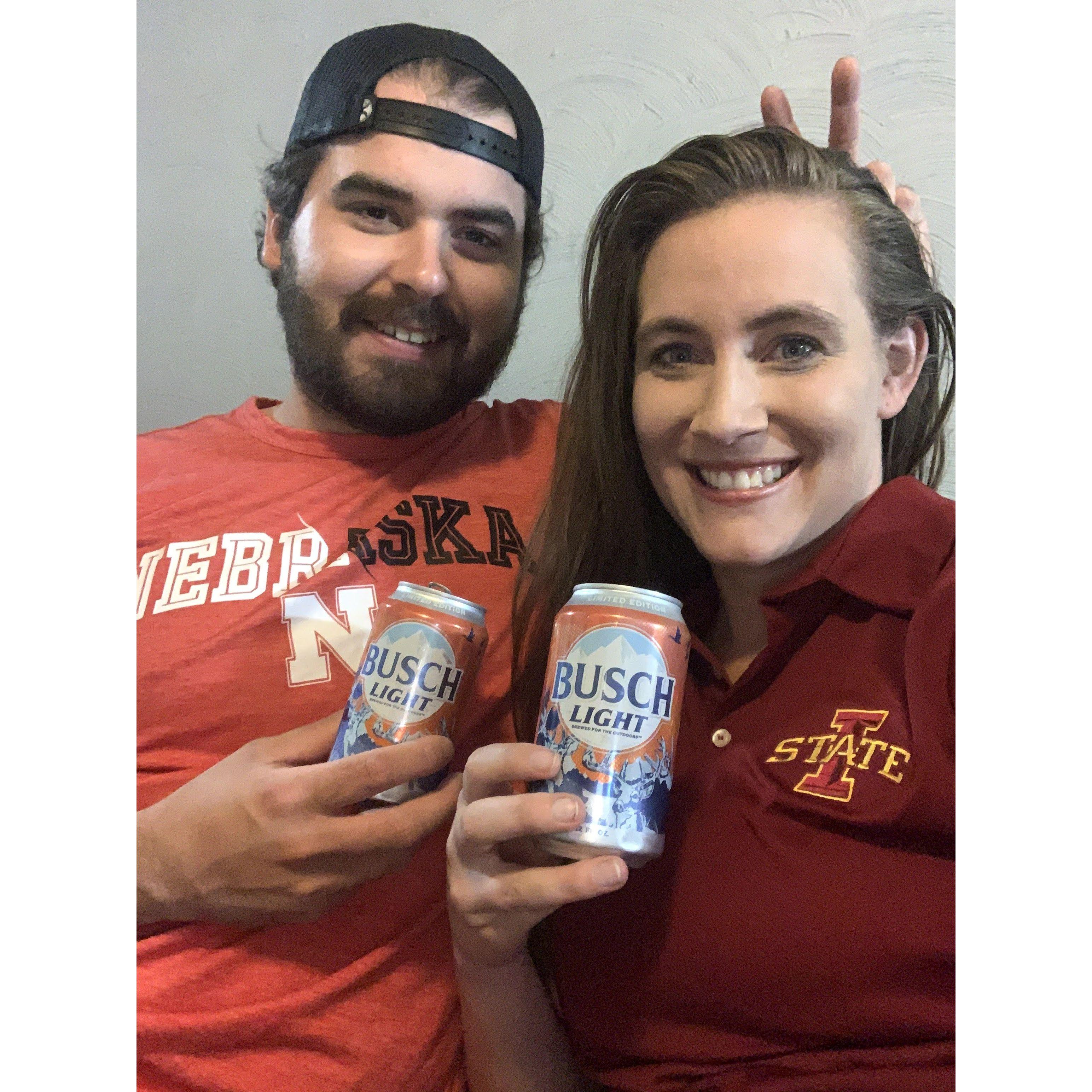 The one where it was 2020 we and sent cheers photos to my cousin Peter for his wedding!