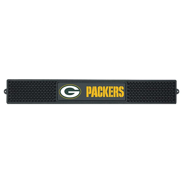 FANMATS - 13986 NFL Green Bay Packers Vinyl Drink Mat, 3.25"x24"
