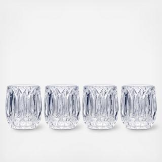 Saxon Double Old Fashioned Glass, Set of 4