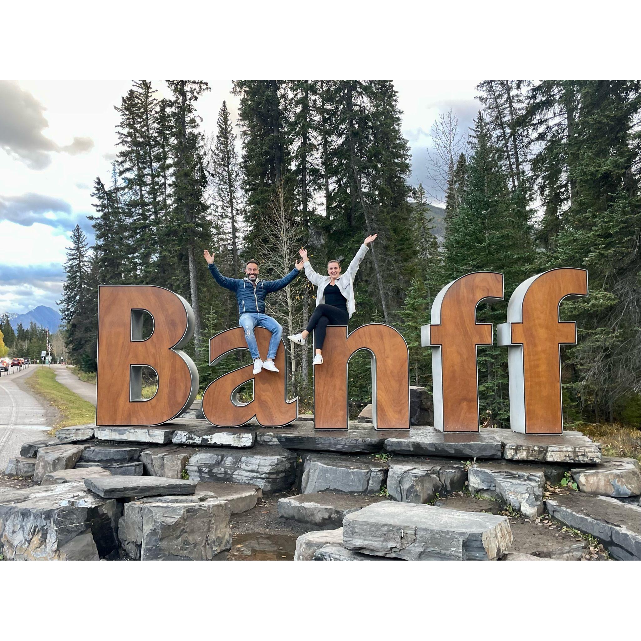 Our first vacation together! Banff was a bucket list item for us both!