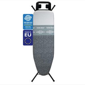 Bartnelli Classic Ironing Board with New Patent Technology | Made in Europe Iron Board with Patent Fast-Glide Zone, 4 Layer Cover & Pad, Height Adjustable, Safety Iron Rest, 4 Premium Steel Legs