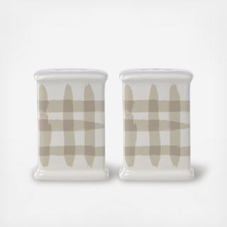 Fresh Bake Gingham Salt & Pepper Shakers