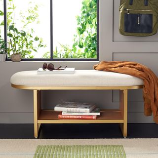 Iona Open Shelf Bench