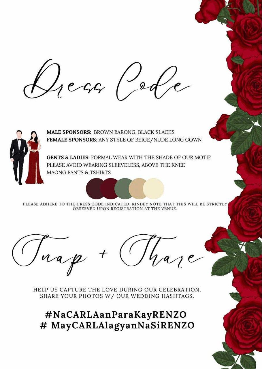 The Wedding Website of Carla Llarves and Renzo Lu