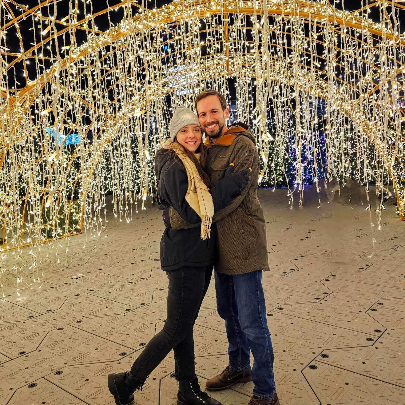 Christmas light walk!