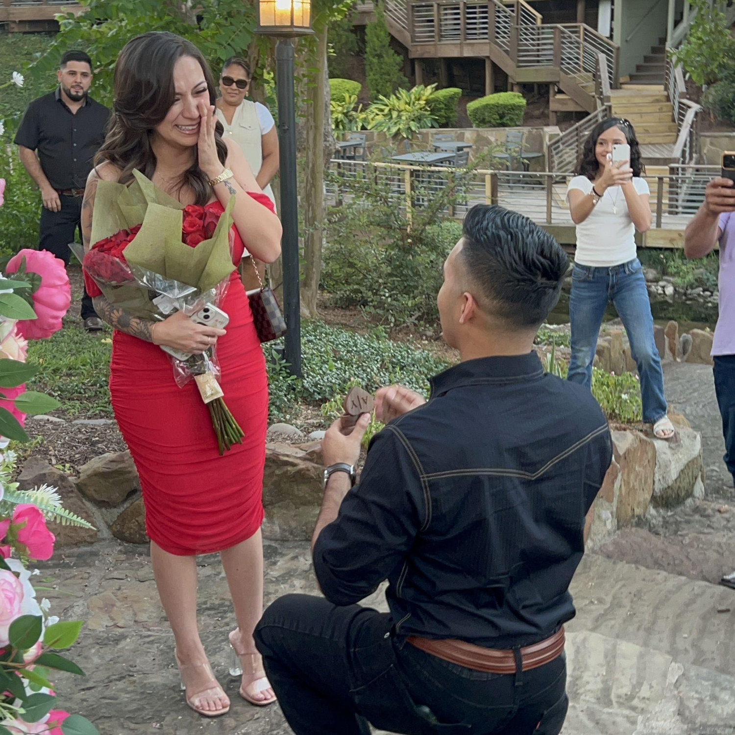 The ugly cry during the proposal