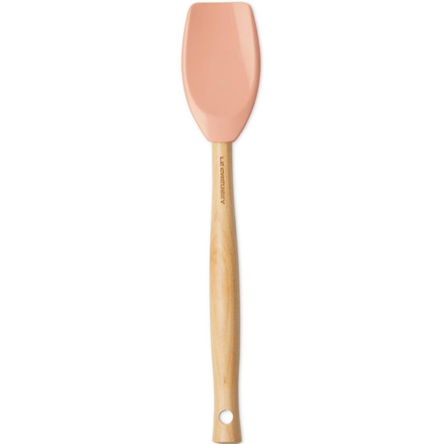 Le Creuset Silicone Craft Series Spatula Spoon, 11 3/8" x 2 1/8", Peche