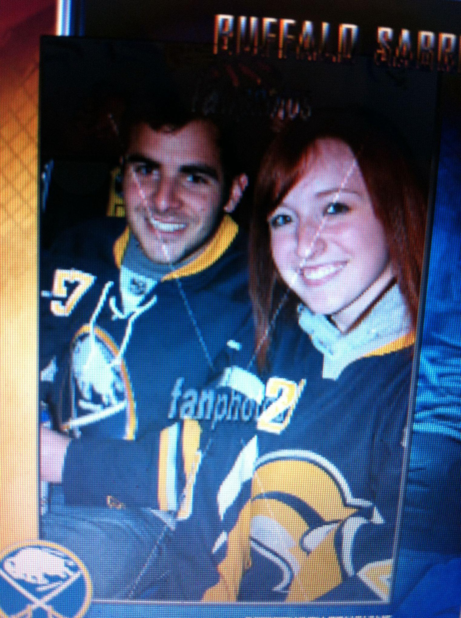 This is the only picture evidence of our first date.