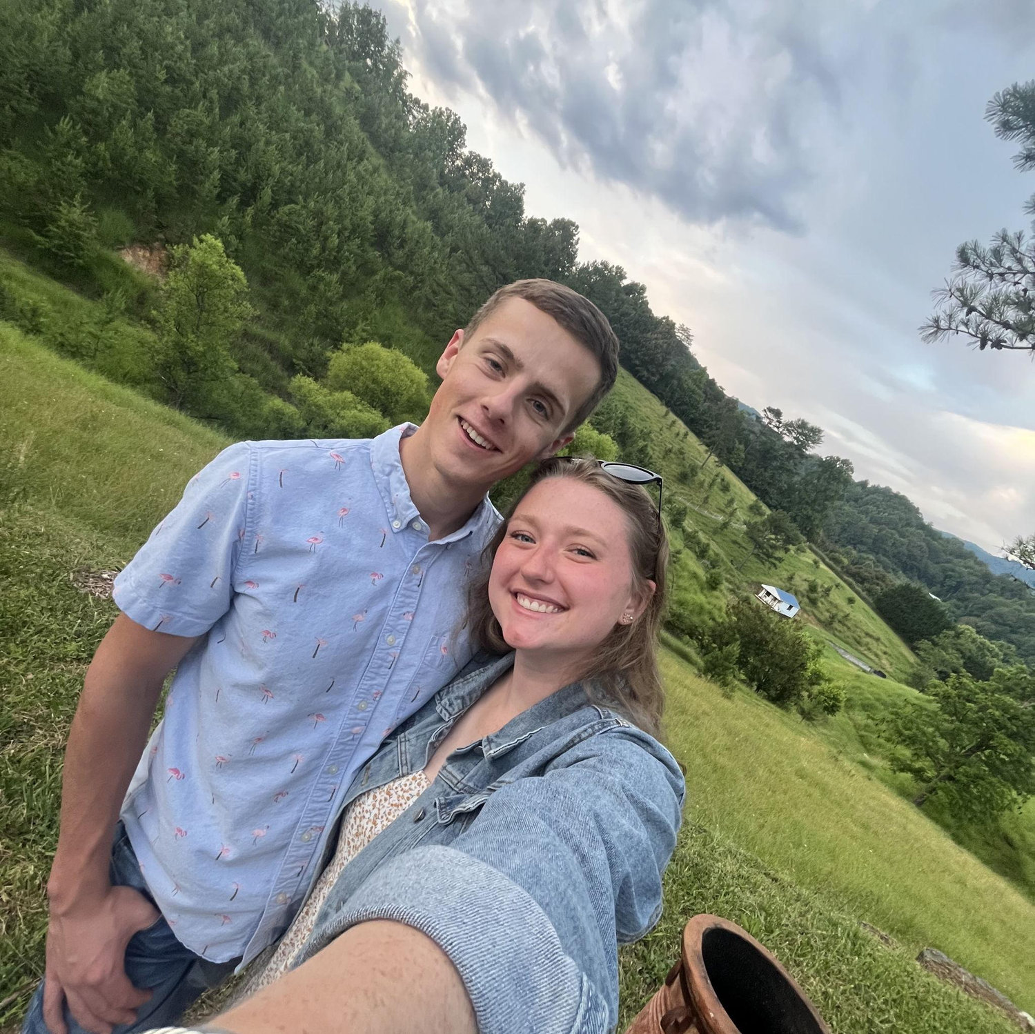 Taken in Asheville, NC during our 2nd clinical when we were long distance