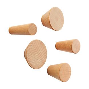 Solid Wood Wall Pegs for Nursery