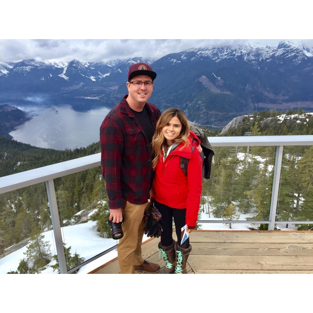 Exploring the peaks of Squamish