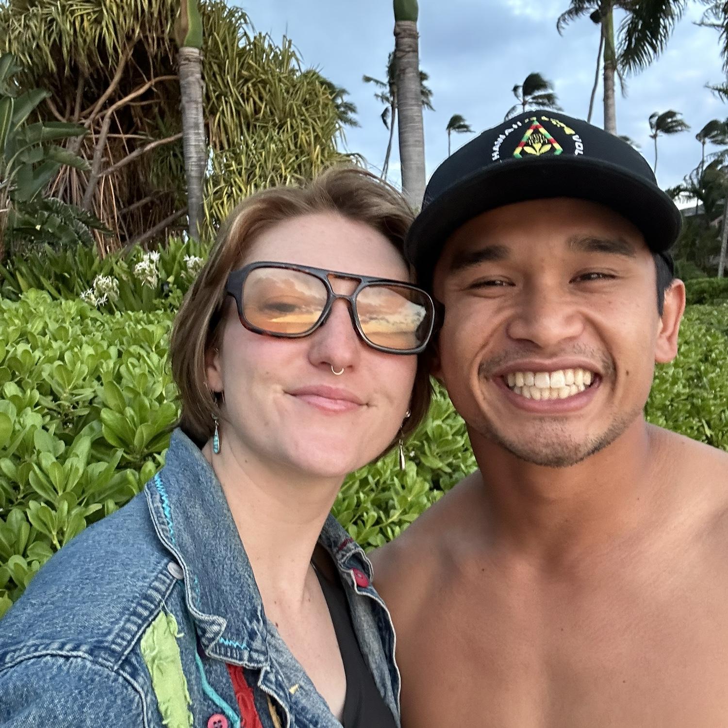 Hawaii sunsets! This was Marley's second time out visiting the family