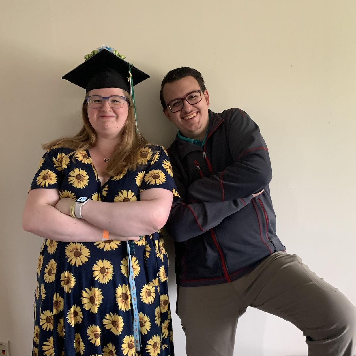Another photo from college graduation! We are super cool, and the photo fits that our awesomeness.