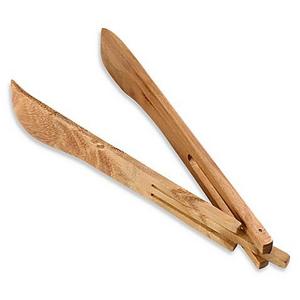 Ironwood Gourmet® Wood Spring-Hinged Salad Servers
