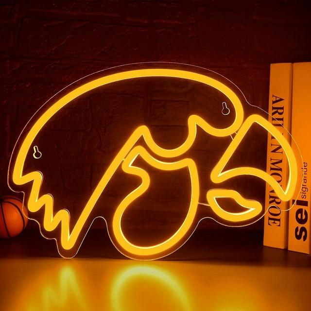 University Neon Sign for Wall Decor University Football Team Neon Light College Team Logo LED Sign for Man Cave Dormitory Bar Club Birthday Gifts for Sport Fans College Student USB Powered(ZKXD181)