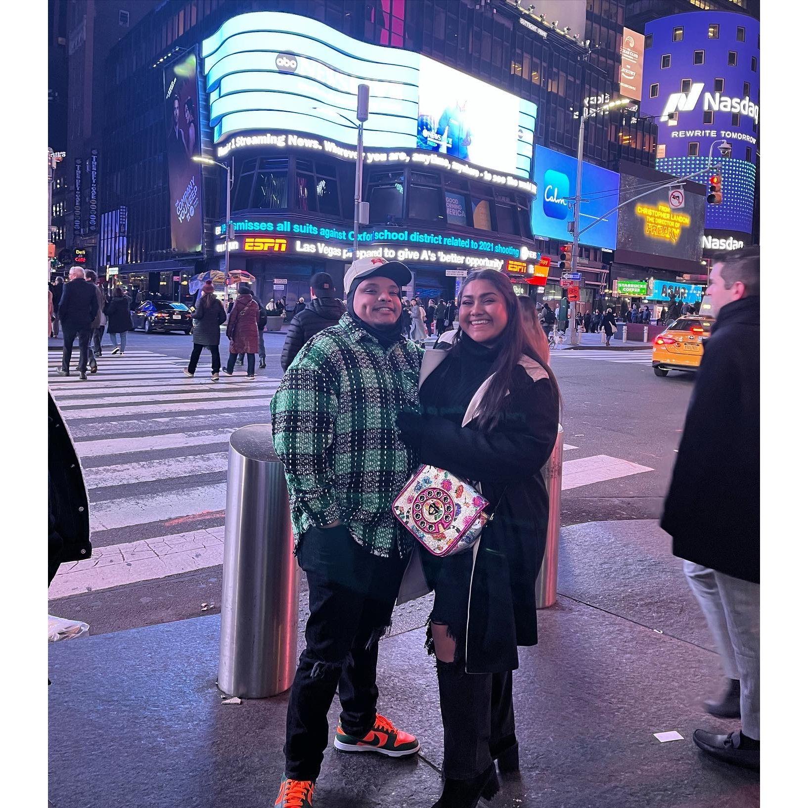 Time Square baby