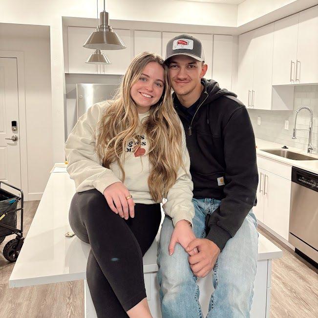 Moved into our first place together!