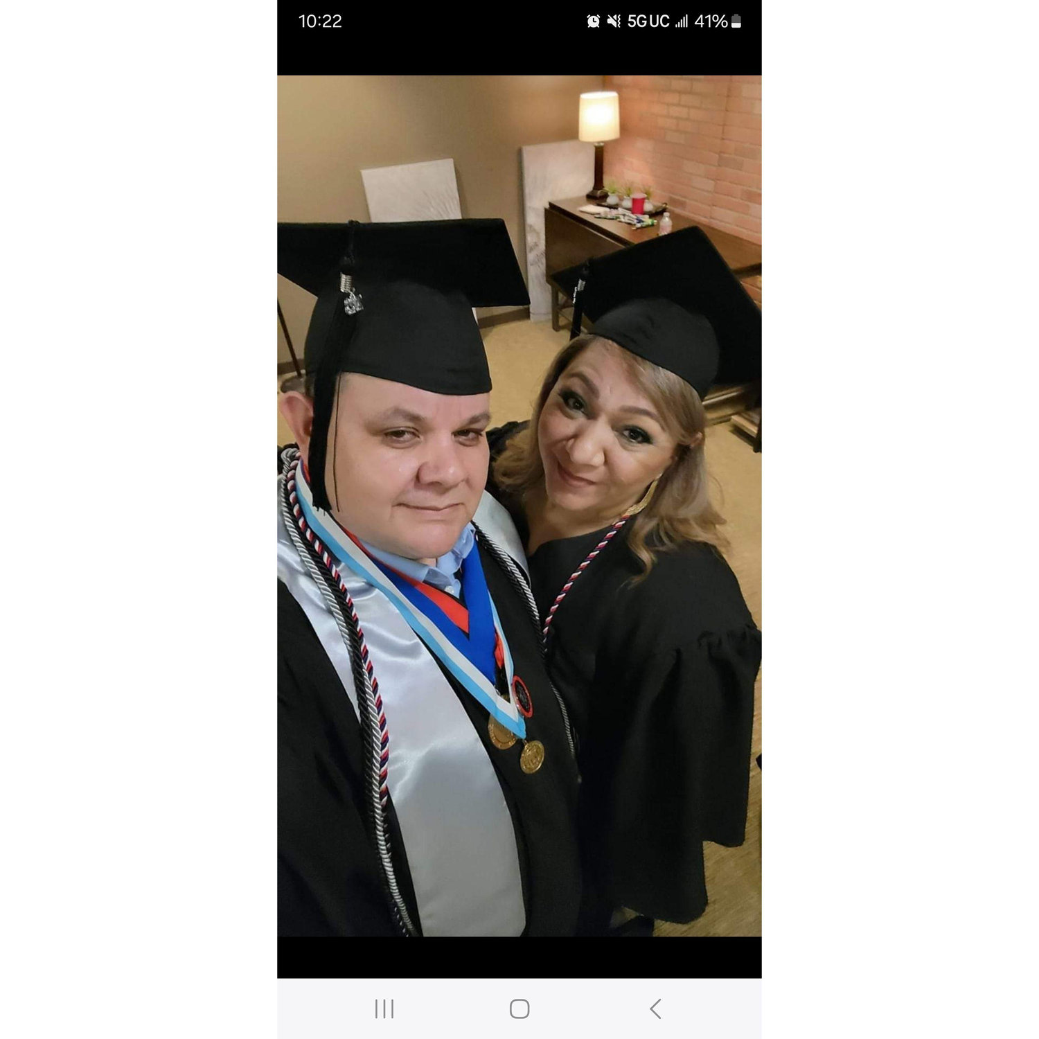 We graduated together!!