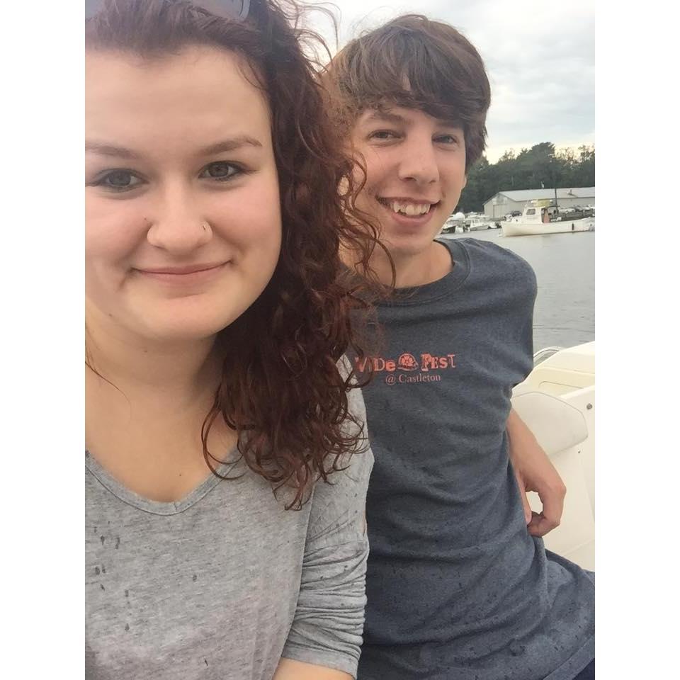 Our first time out on the ocean together
