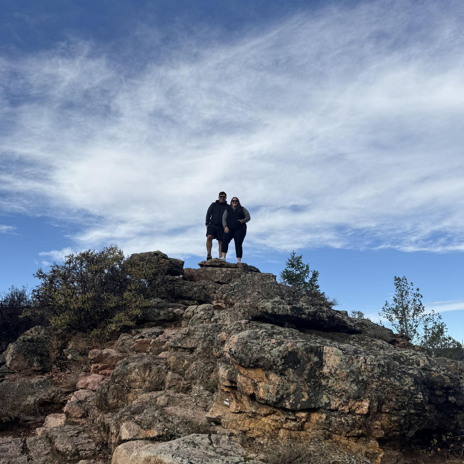 Taken at Black Canyon during our Colorado trip — one of the best stops of the whole vacation.
