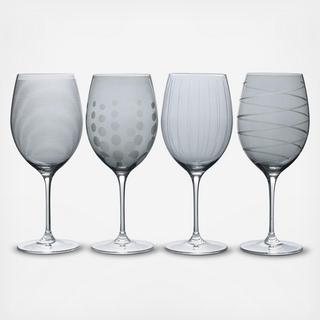 Cheers Red Wine Glass, Set of 4