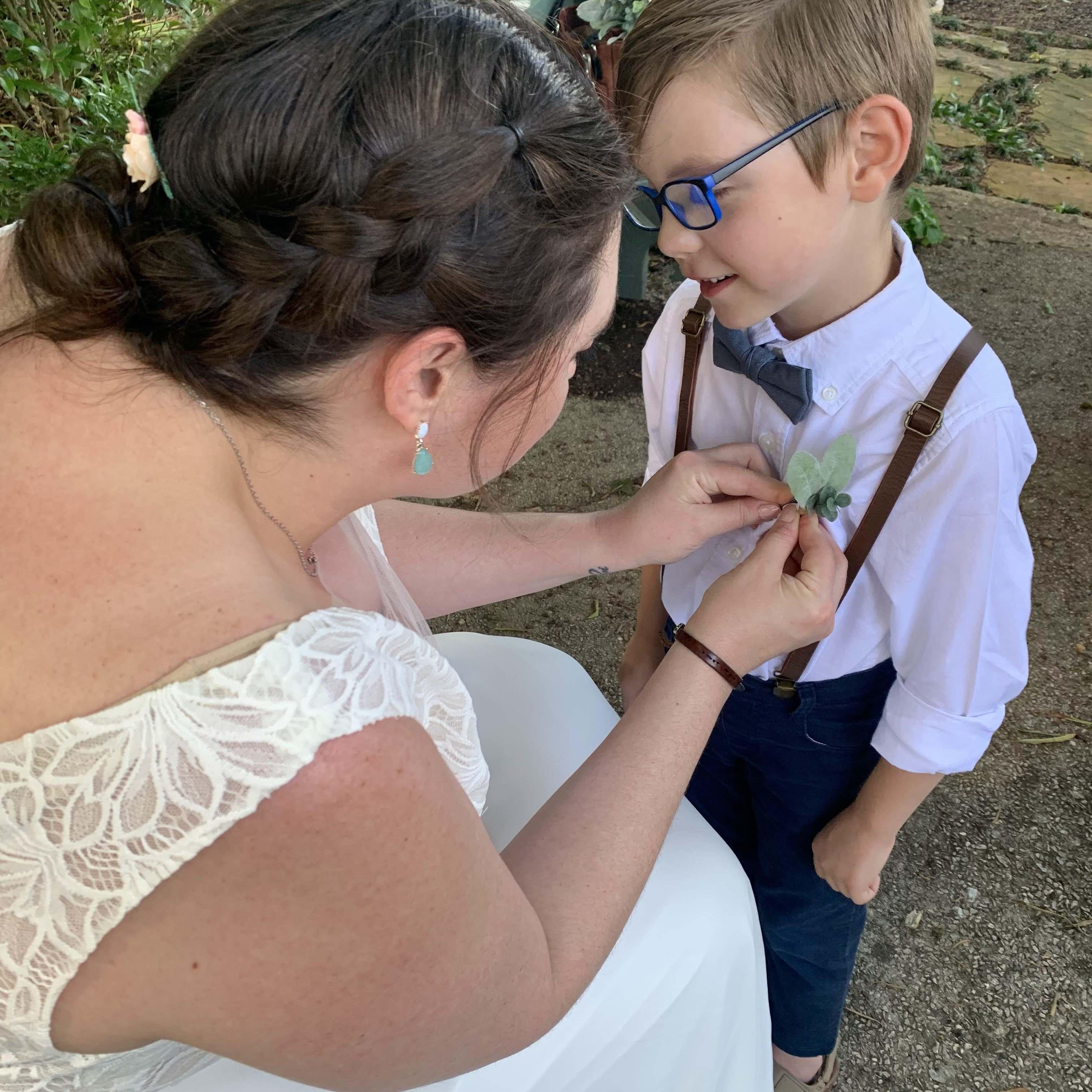 Jack's boutonniere