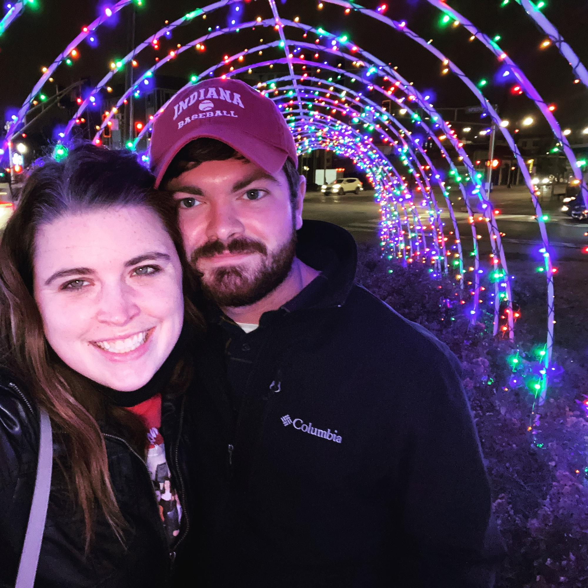 Downtown Jeffersonville at Christmas time