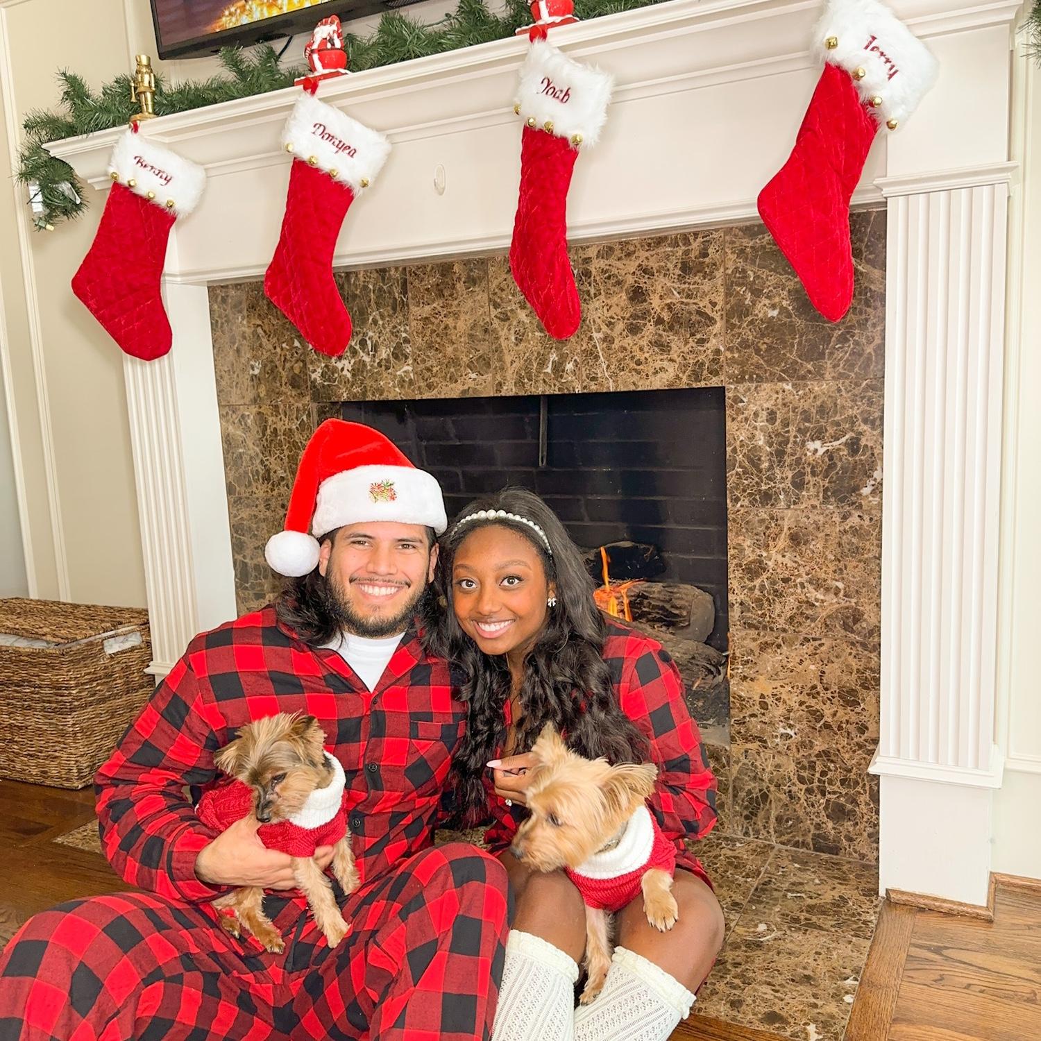 Cuddled up next to the fireplace (2022)