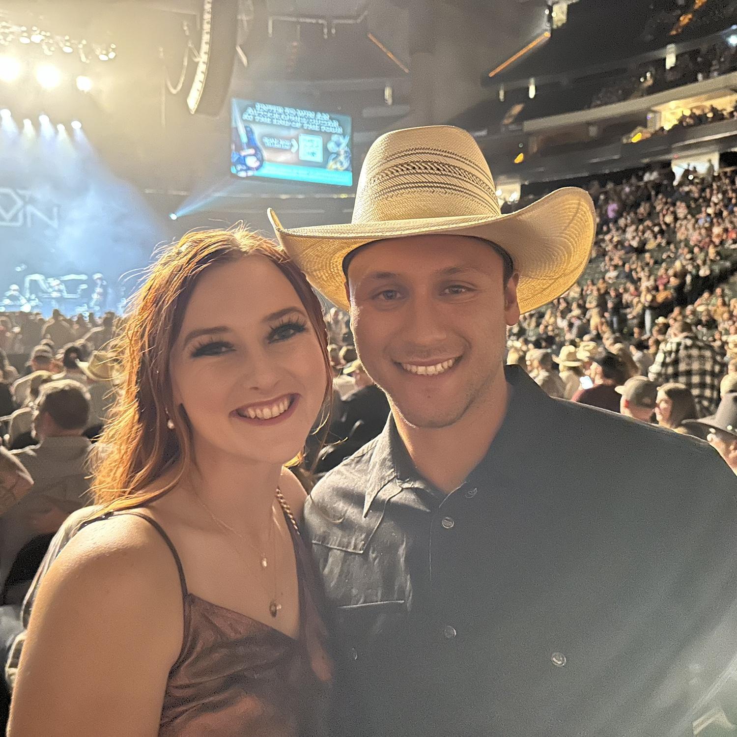 October 11, 2024
Jace and Kiera attended one of their favorite music artists Cody Johnson. They got floor tickets the day of the concert.