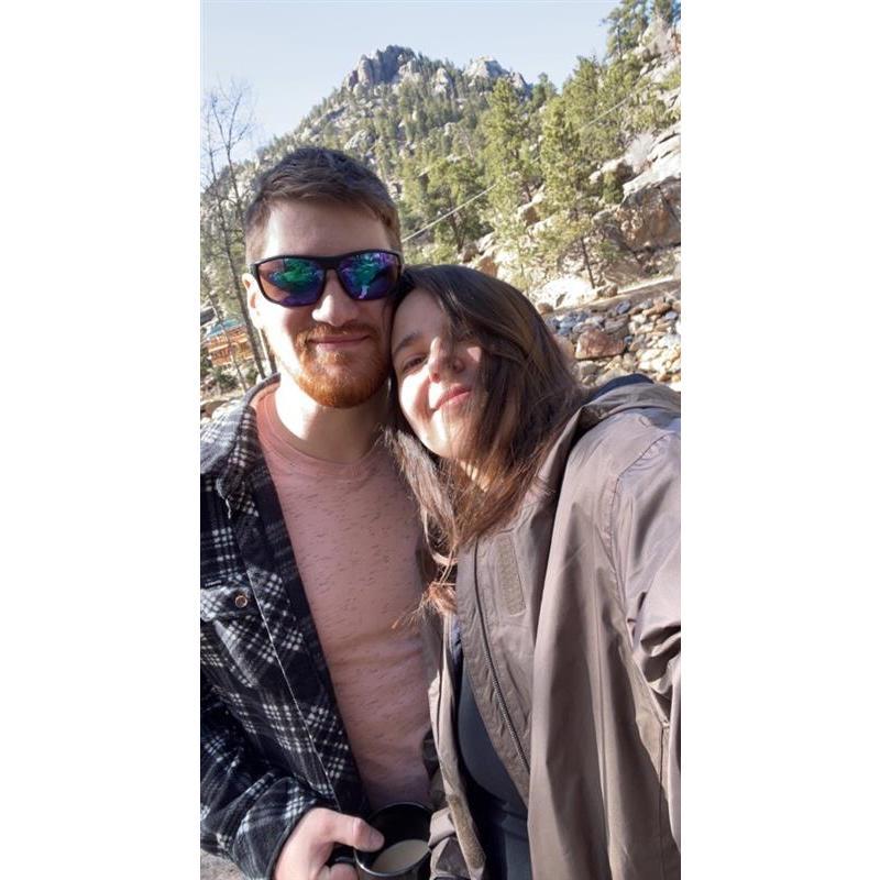 The view from the place we stayed in Colorado