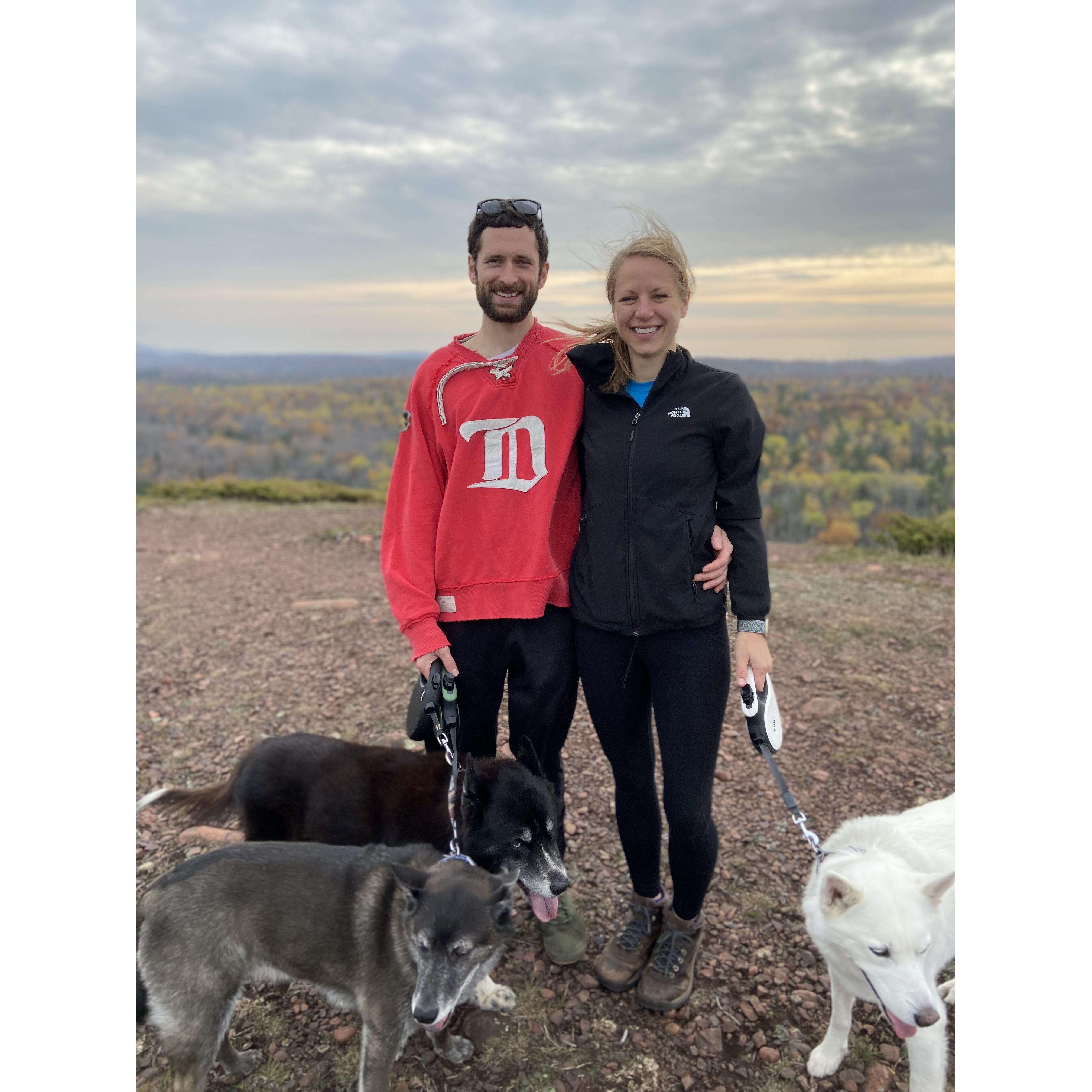 Mt Baldy Look-out area (where we're getting married at sunrise!) - Eagle Harbor, MI