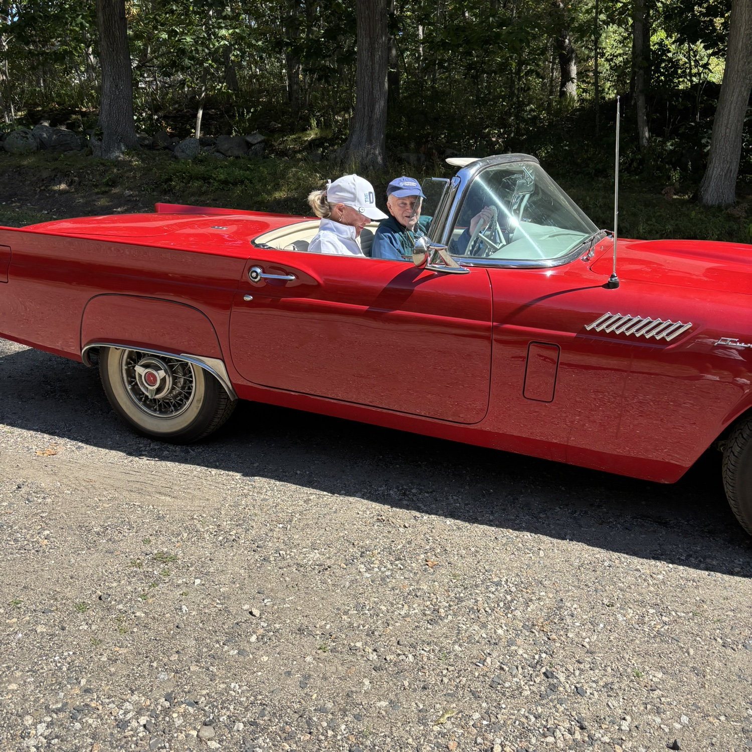 Bob Gray showing Jean Kennebunkport in style.