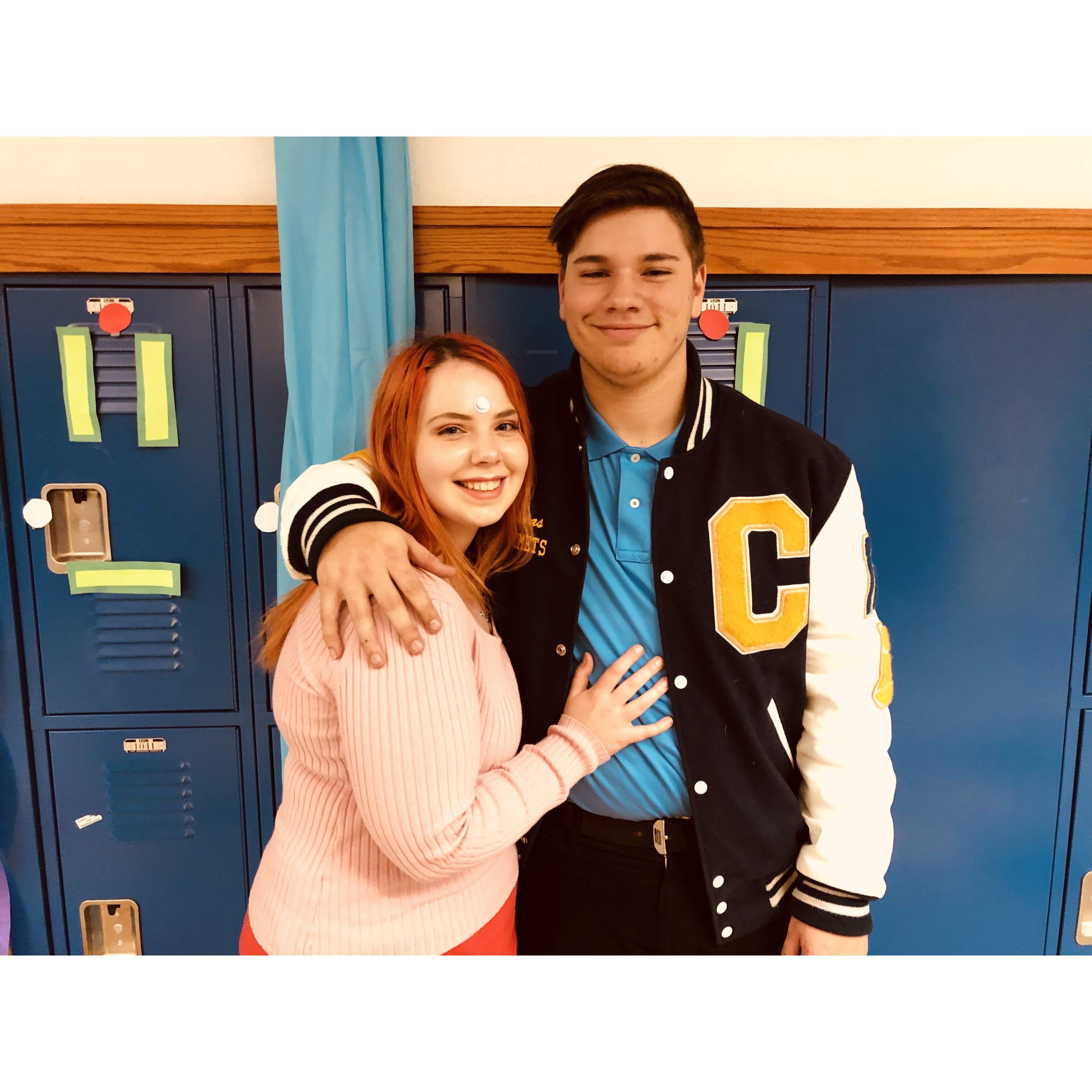 Senior year spirit week - themed dress up (ours was Monsters University)