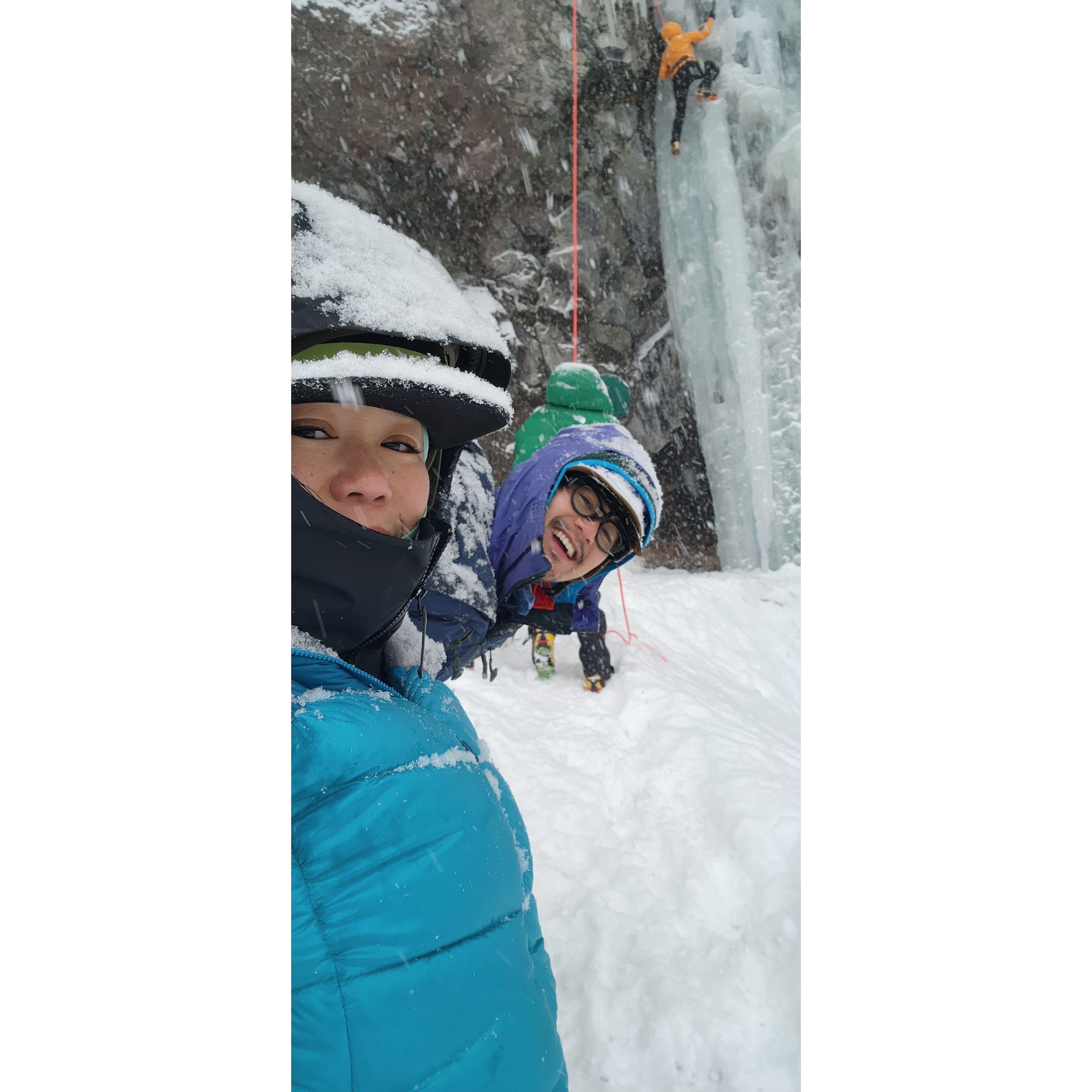 Bozeman Ice Fest 2024: Learning how to ice climb together.