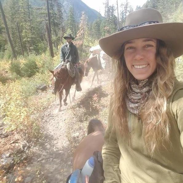 We were both very dusty, saddle sore, and happy...
