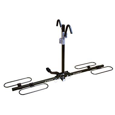 Swagman XC2 Sturdy Hitch Bike Rack for Car (1-1/4" and 2" Receiver) - 2 Bicycle Carrier - Foldable Arm For Easy Access - Rear Car Bike Rack Hitch