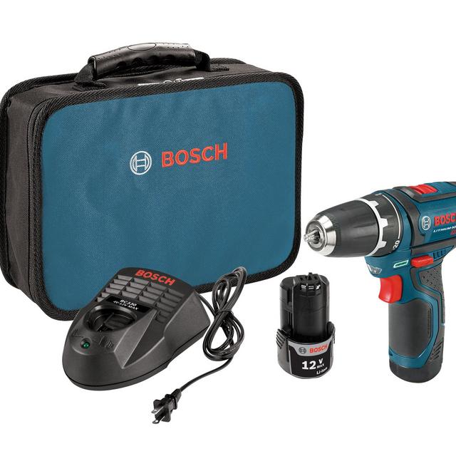 Bosch 12-Volt Max 3/8-Inch 2-Speed Drill/Driver Kit PS31-2A with 2 Lithium-Ion Batteries, 12V Charger and Carrying Case