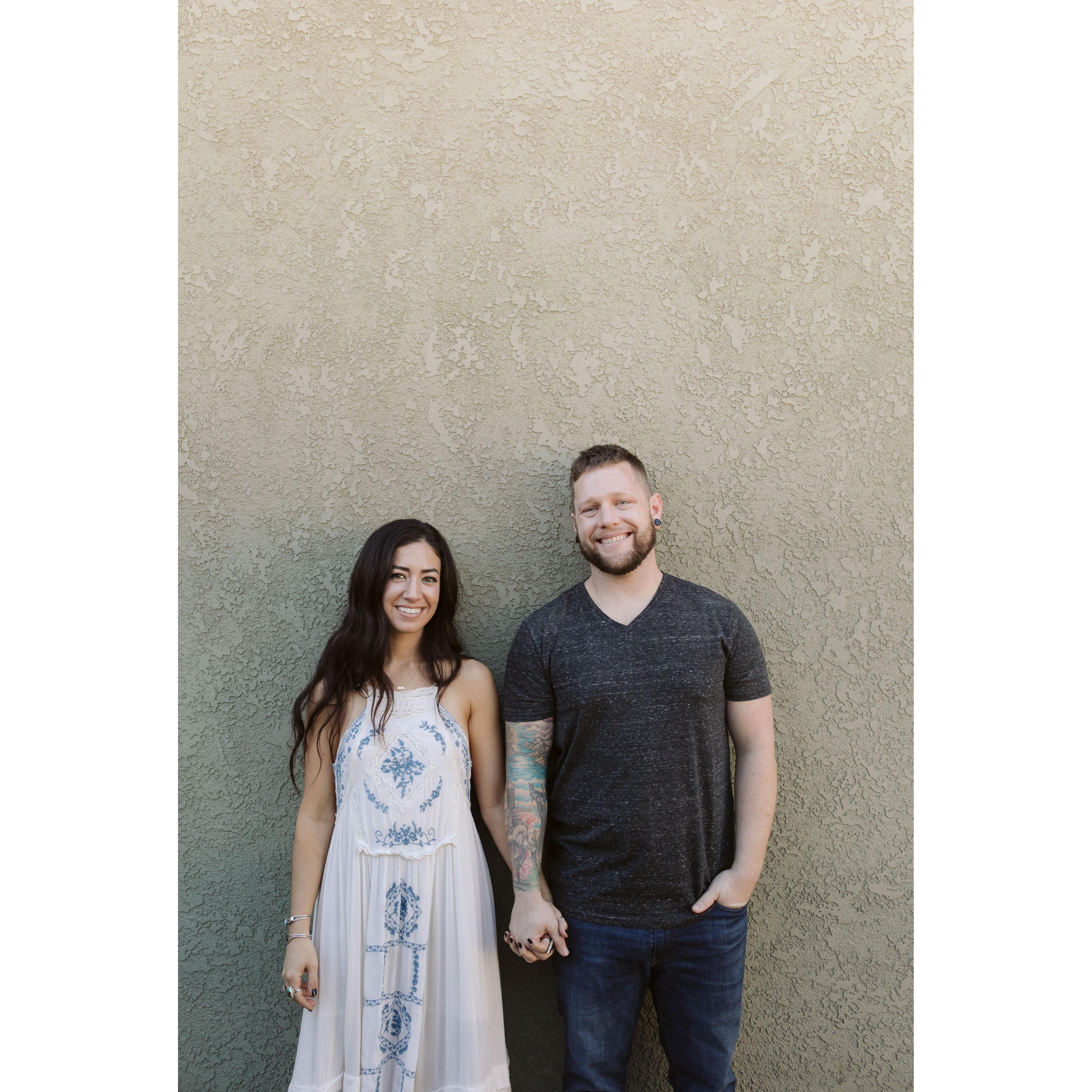 Our engagement shoot in our home in Torrance
Photo by Britt Crowe (brittcrowe.com)