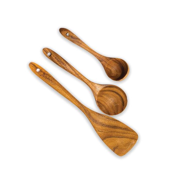 Bamboo 3 Piece Wooden Utensil Set