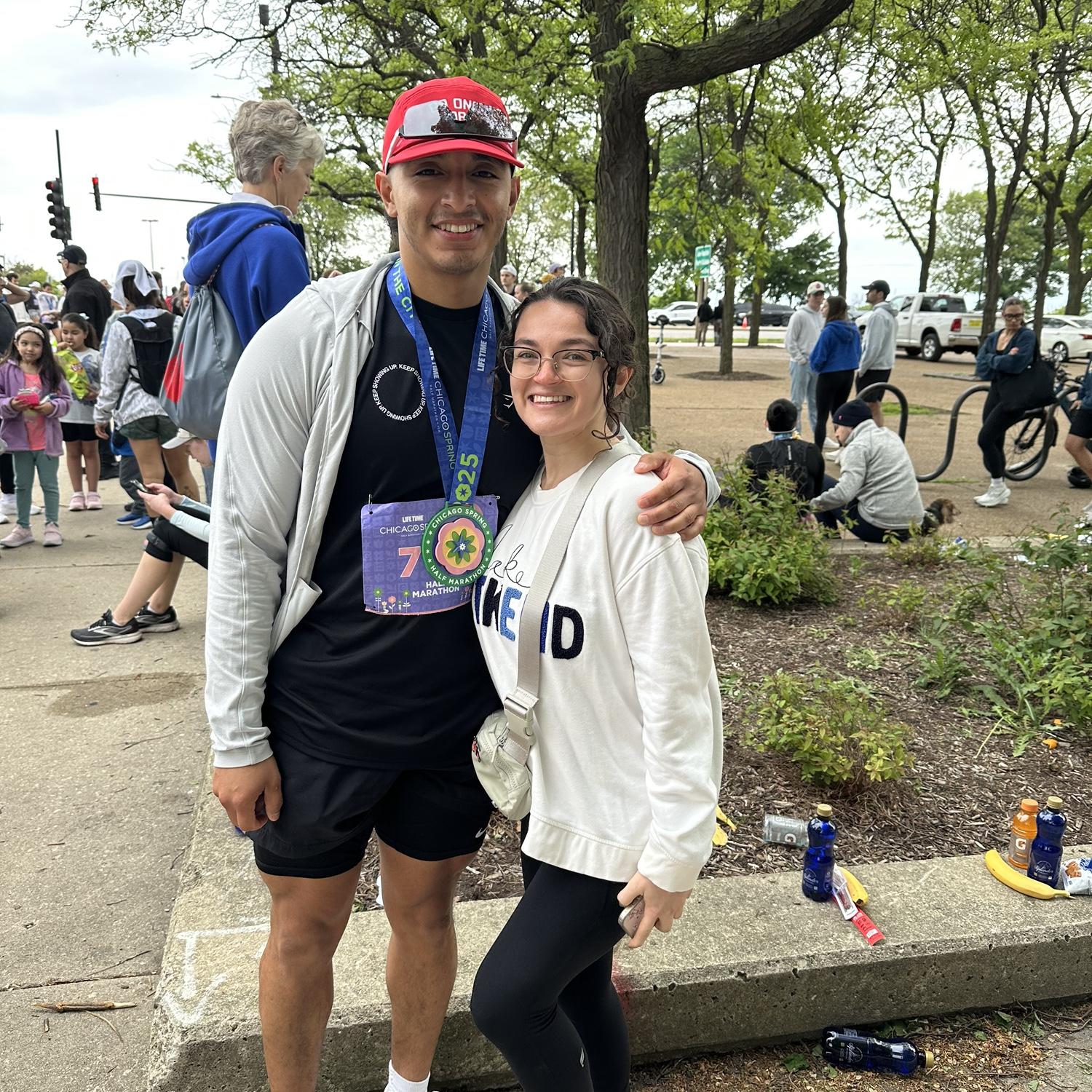 Justin’s first half marathon!