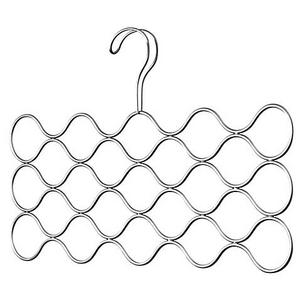 InterDesign® Classico 23-Loop Wave Scarf Holder in Chrome