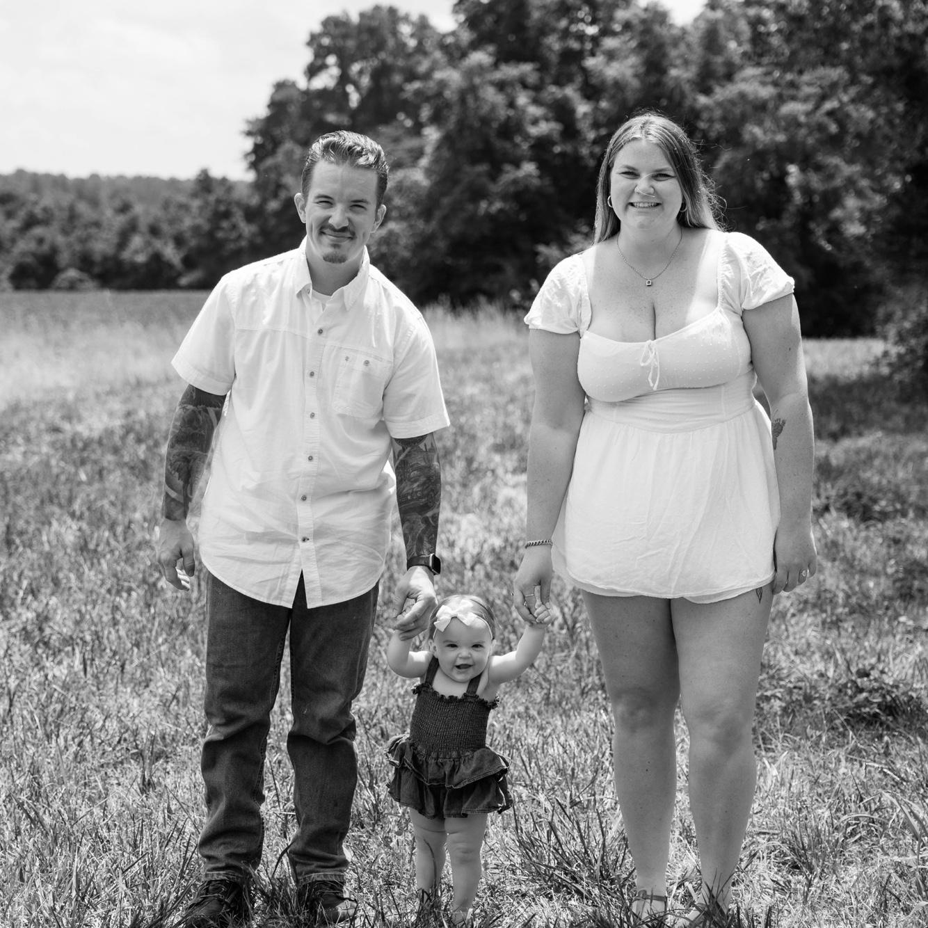 This is us smiling even though we had no clue how Kyn was turning 1!