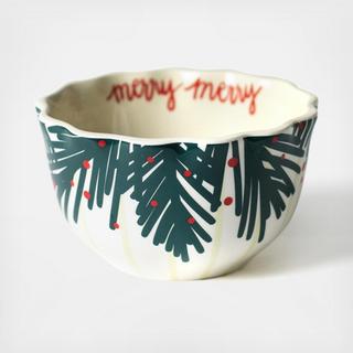 Balsam & Berry Ruffle Appetizer Bowl, Set of 4