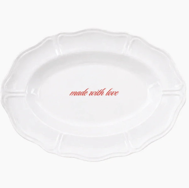 Made With Love Serving Plate