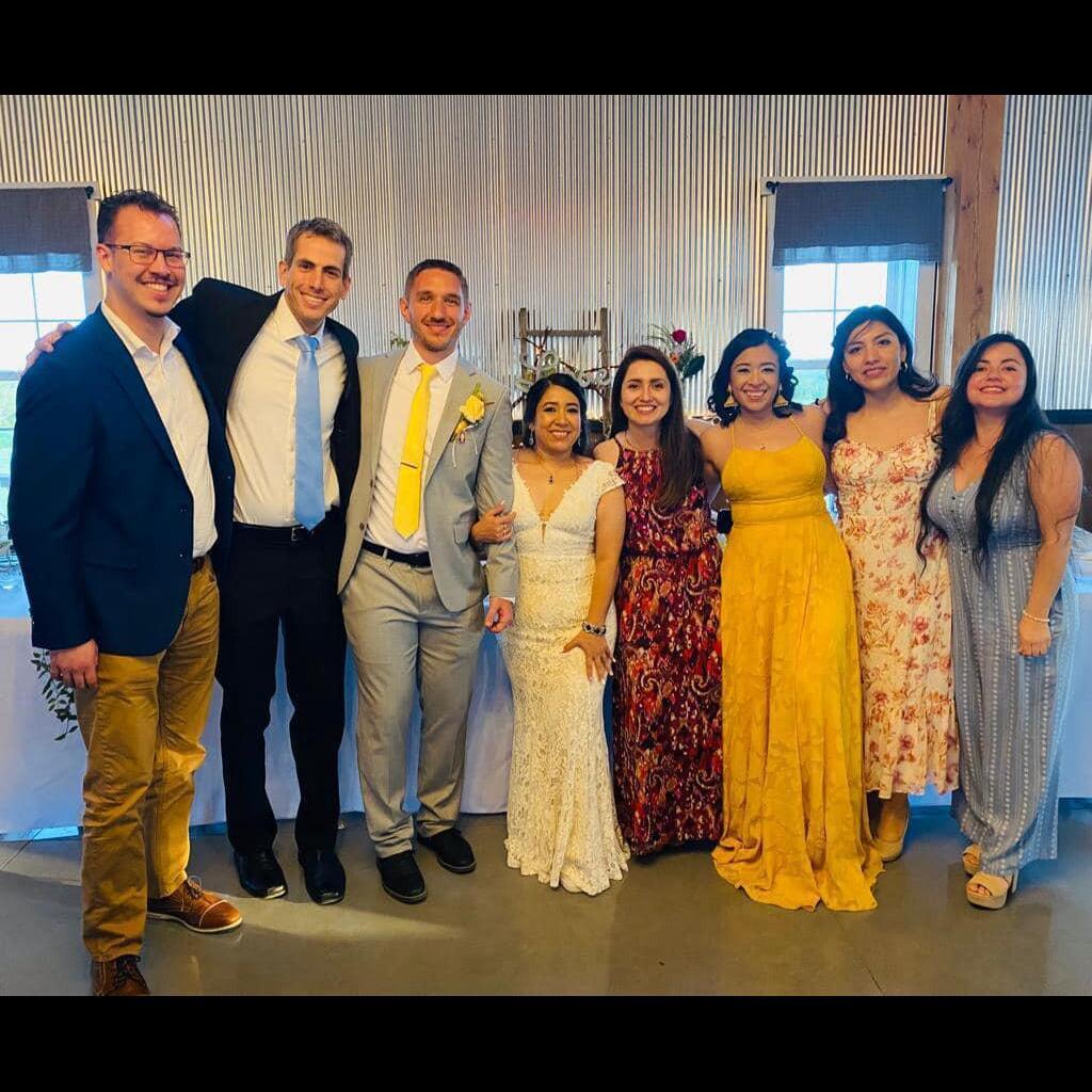 En la boda de nuestros amigos Ryan y Adri!
