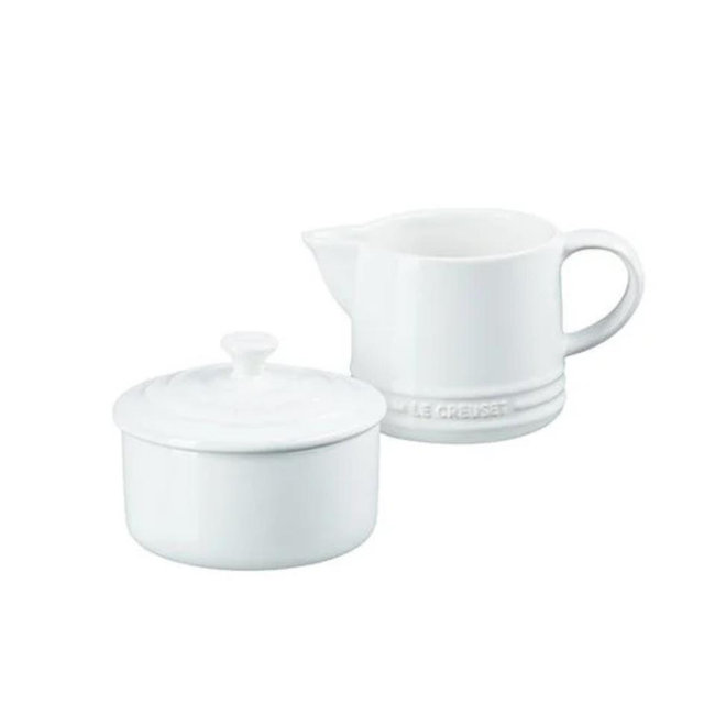 Signature Cream and Sugar Set, White