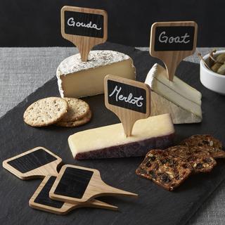 Chalkboard Cheese Markers, Set of 6