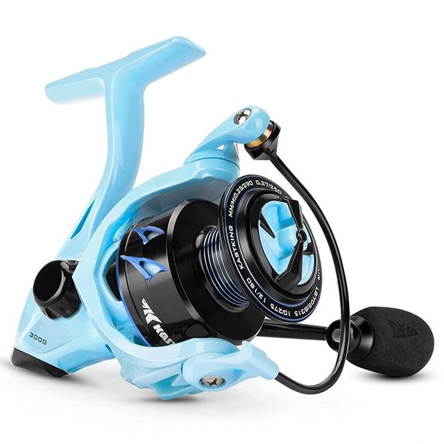 KastKing Spartacus II Spinning Fishing Reel - Freshwater and Saltwater Spinning Reel - IPX5 100% Waterproof, 22 LBs Max Drag, 7+1 Stainless Steel BB, 5.2:1 Gear Ratio, CNC Aluminum Handle, Spindrift