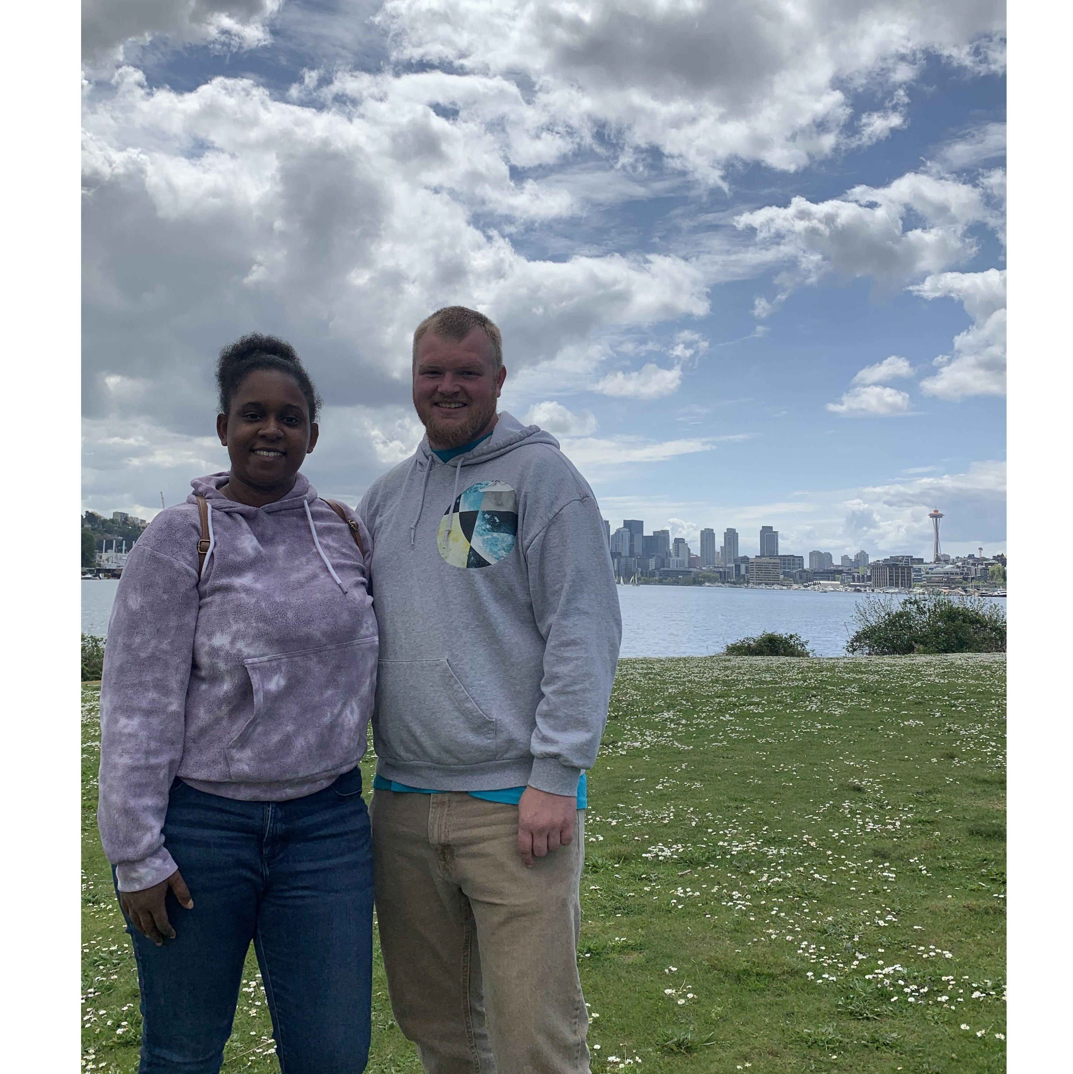 Our first long distance trip together to Seattle, WA. Andrew came along with me while I attended my first Sport Psychology conference.